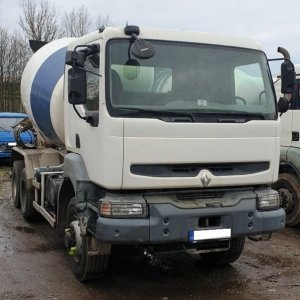 foto 6x6 betonmischer 8m3 Stetter Renault